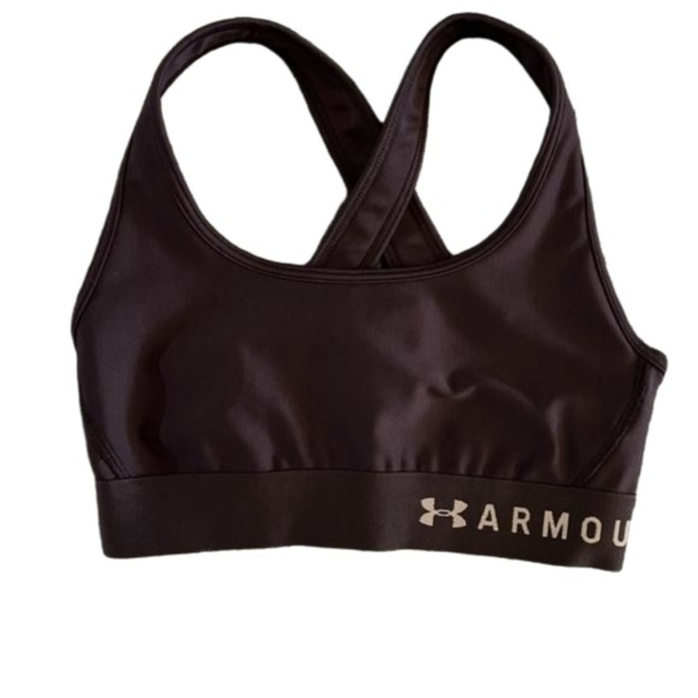 Under Armour Black Crossback CompressionSports Bra Size XS